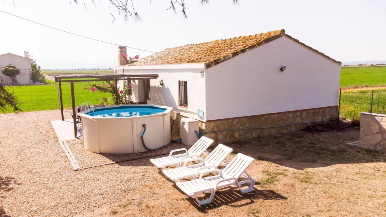 Quet - Casa Rural Con Piscina Privada En El Delta Del Ebro - Deltavacaciones Deltebre Eksteriør billede